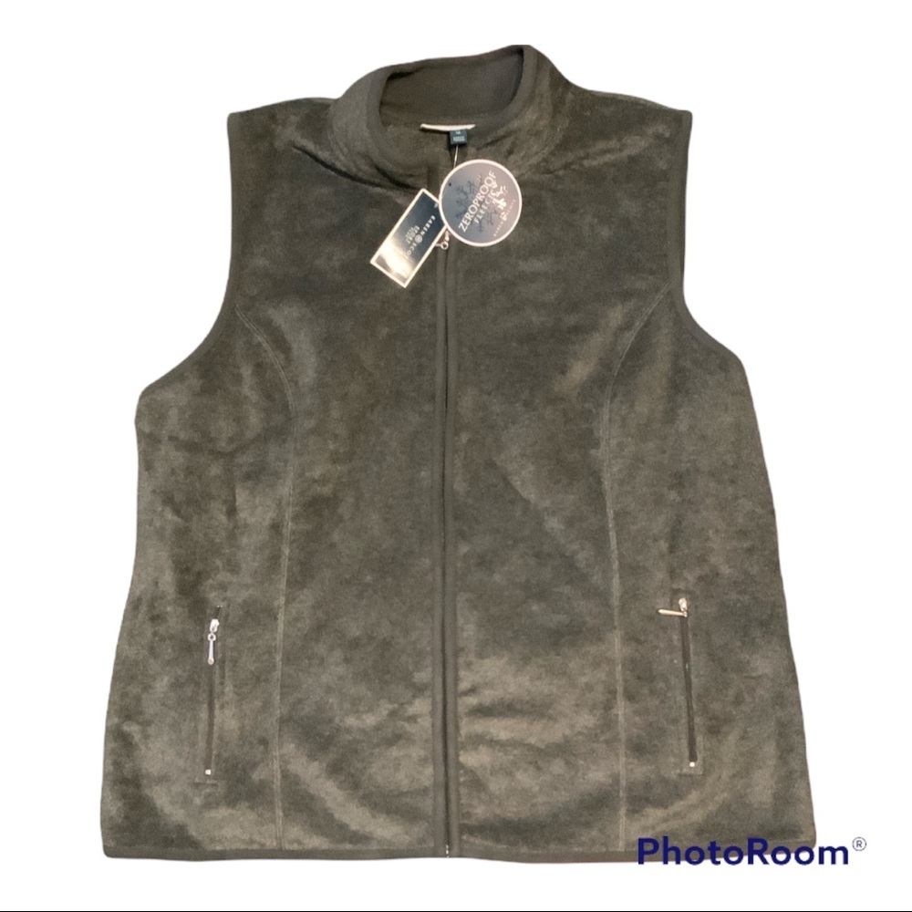 Women’s Karen Scott Zero Proof Zip Up Vest